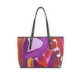 PU HIP HOP ART Leather Shoulder Bag